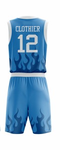 Uniforme de Baloncesto 100% Poliéster, Uniforme de Baloncesto de Buena Calidad, Uniforme de Baloncesto Personalizado con Nuevo Diseño - Product Image 5
