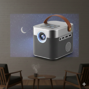 Mini projecteur haute performance 1080P, projecteur laser portable 150 lumens, compatible 3D, Android, batterie intégrée (2h), bureau - Product Image 5