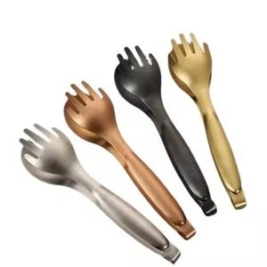 Pinces de service durables en métal inoxydable pour buffet, salade, pain, dessert, barbecue - Product Image 3
