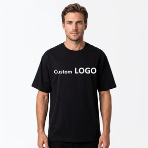 Camiseta Negra Personalizada con Logotipo para Hombre, Manga Corta, Cuello Redondo, Estilo Casual, 100% Algodón, Corte Regular, Diseño con Letra en la Parte Delantera - Product Image 6