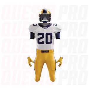 Customized Color American Football Uniforms Set Quick Dry Breathable Sports Wear Sublimation Tackle Twill Football Uniform Sets - Product Image 2