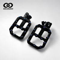 Repose-pieds en aluminium CNC SD, 62 mm de large, anodisés bleus, antidérapants, Sur Ron Light Bee X Talaria XXX MX3 MX4