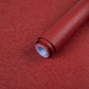 Dark Red Self-Adhesive Wallpaper Waterproof Peel & Stick Contact <b>Paper</b> for <b>Kitchen</b> & Bathroom 15.7\" X 118\"Vinyl - Product Image 1