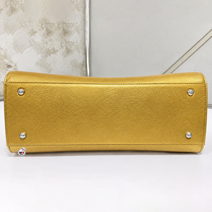 The Elderboys New York <b>Gold</b> PU Tote <b>Bag</b> With Embossed Letters Large Capacity Fashion Open Top Beach <b>Womens</b> Daily Use All Seasons - Product Image 3
