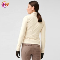 EW Couche de base respirante de haute qualité pour l'équitation Vêtements équestres Hauts d'équitation pour femmes