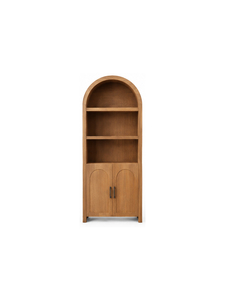 Bibliothèque moderne en teck massif, design minimaliste, meuble de salon, esthétique - Product Image 1