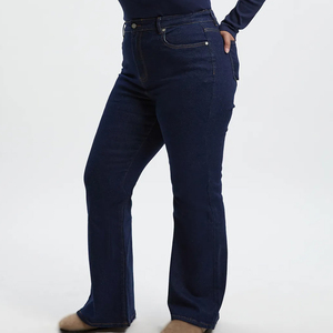 OEM low waist bell bottom jeans women skinny fit <b>flare</b> jeans bulk order private label supply export - Product Image 4