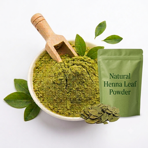 Poudre de feuilles de henné aromatique Lawsonia inermis pour la coloration des cheveux - Product Image 1