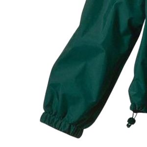Dark Green Women's Hooded Windbreaker Pullover with <b>Pink</b> Letter Print Lightweight Long Sleeve Casual Outdoor <b>Jacket</b> Comfortable - Product Image 3