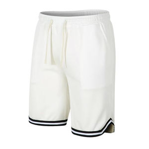 Pantalones Cortos Ajustables con Cordón en Gris, Personalizables con Logotipo Bordado o Impreso - Product Image 1