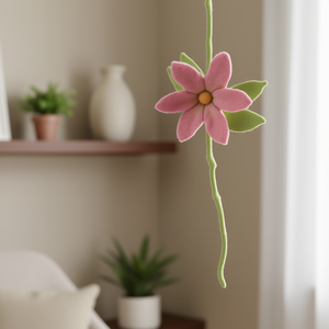 Plantes décoratives suspendues en feutre, magnifiquement conçues et élégantes pour les espaces intérieurs - Product Image 3