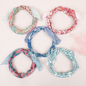 Sweat-Absorbent <b>Square</b> <b>Scarf</b> Durable Sport Wristband Neck Wrap Premium Quality Floral Pattern Cotton Multicolor Bandana - Product Image 2