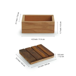 Acacia Wood Eco-Friendly Square Classic Design Custom Thickness 4mm/5mm <b>Coasters</b> by FAIZA CRAFT - Product Image 6