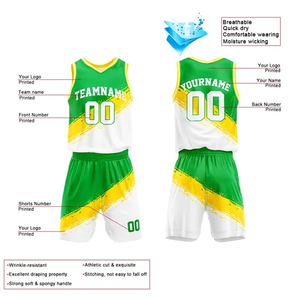 Uniforme de basket-ball sur mesure de qualité supérieure, design tendance, prix compétitif, léger et de haute qualité pour hommes - Product Image 2
