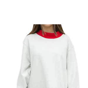เสื้อสเวตเชิ้ตผู้หญิง คอเต่า ผ้าฝ้ายฟลีซ 100% แขนยาว สวมใส่สบาย สไตล์สตรีทแวร์ รับสกรีนโลโก้ ขายส่ง - Product Image 5