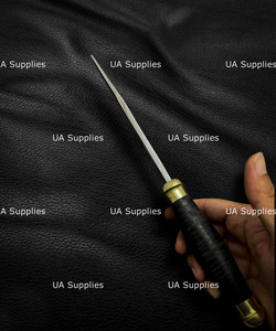 Couteau de chasse mini Bowie Crocodile Dundee à lame fixe droite de 13 pouces, avec étui en cuir empilé, personnalisable OEM/ODM, pour la survie en extérieur - Product Image 5