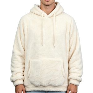 Sweat à capuche unisexe en polaire Sherpa personnalisé, chaud et doux, pour l'hiver, style streetwear décontracté, imprimé, 100 % coton biologique - Product Image 3