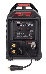 เครื่องเชื่อมไฟฟ้า MIG 211i MIG Welder – แรงดันไฟฟ้าคู่ 120/230 โวลต์, กำลังไฟ 20-211 แอมป์, รองรับลวดเชื่อมฟลักซ์คอร์, เครื่องแบบพกพา น้ำหนัก 41 ปอนด์ - Product Image 2