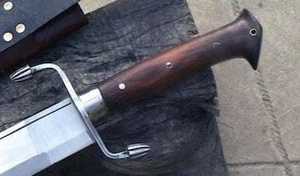 Cuchillo de Caza con Mango de Madera, Hoja de Acero al Carbono con Punta Caída, Grado Industrial, Juego de Cuchillas Individuales, Garantía OEM de 3 Años - Product Image 5