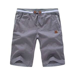 Pantalones Cortos Casuales de Moda para Hombre, de Lana, Cintura Alta, Cierre de Botones, Transpirables, Hasta la Rodilla, con Logotipo Bordado Personalizado, Fabricante al por Mayor - Product Image 2