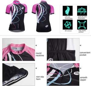 Ensemble de maillot de cyclisme personnalisé professionnel, respirant, sublimation, vêtements de vélo en spandex et polyester, kit de short à bretelles à manches courtes - Product Image 4