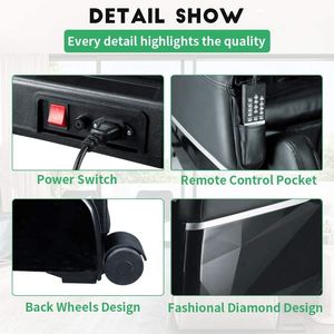 Silla de Masaje Ergonómica de Gravedad Cero con Tecnología de Bolsas de Aire para Todo el Cuerpo, Rodillo para Pies, Amasamiento de Pantorrillas, Bluetooth, Silla de Masaje Confortable para el Hogar - Product Image 4