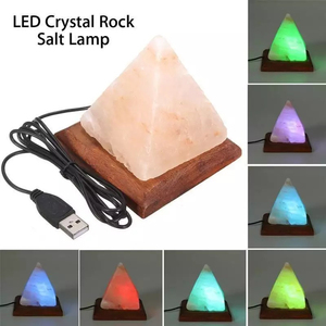 Lampes de sel de l'Himalaya miniatures USB Signature, qualité supérieure, éclairage décoratif en cristal sculpté à la main, avec service OEM, taille OEM, vente en gros - Product Image 5