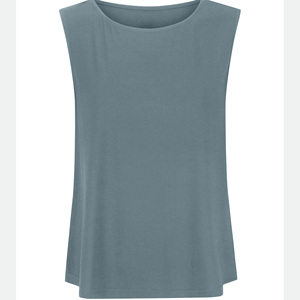 Débardeur pour femme 100% coton, respirant, léger, sans manches, pour la gym, le fitness, décontracté, en tricot - Product Image 1