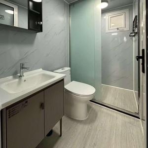 Hot bán 20 ft Glass Curtain Wall mở rộng container nhà, được trang bị với nhà bếp và phòng tắm thích hợp cho cuộc sống nông thôn - Product Image 6