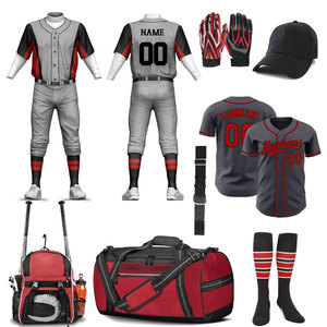 Stylish Athletic Design Team Set <b>Baseball</b> Kit Breathable Summer Season Sportswear Customized Logo Printed Kit <b>Baseball</b> Kit - Product Image 4