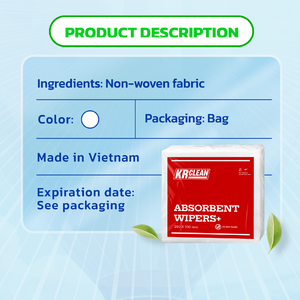 Lingettes nettoyantes jetables non tissées Krclean XK9 pour cigarettes, 50/80 lingettes, certifiées ISO 9001, fournitures de nettoyage ménager - Product Image 3