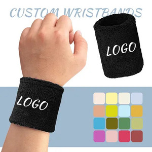 Muñequeras Deportivas Unisex con Logotipo Personalizado, Absorbentes de Humedad, Coloridas, de Poliéster, para Deportes de Pista - Product Image 4