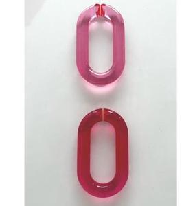 Grande chaîne murale en résine, style moderne, mélange de couleurs, punk, creuse, épaisse, longue, multi-pièces, artisanale, pour décoration d'anniversaire et de maison - Product Image 3