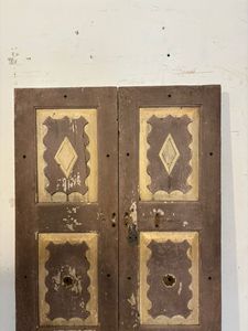 Paneles de Puerta de Madera Maciza Antiguos con Marco Tallado a Mano, Ecológicos, para Dormitorio, Sala de Estar, Muebles para el Hogar - Product Image 4