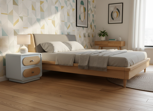 Cadre de lit pour chambre à coucher, qualité supérieure, mobilier de maison, vente en gros personnalisée, directement de l'usine, meubles en bois, OEM ODM, fabriqué à la main - Product Image 6