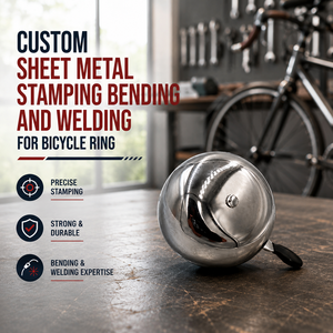 Estampado, plegado y soldadura de chapa metálica personalizados para anillos de bicicleta - Product Image 2