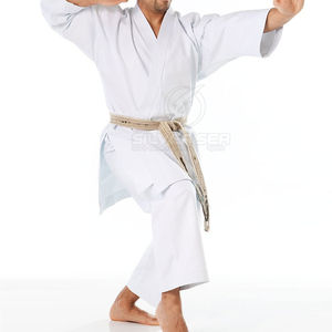 Combinaisons d'arts martiaux, uniformes de karaté de couleur, nouveau design, respirant, léger, polyester/coton, uniforme de karaté de haute qualité pour hommes - Product Image 6