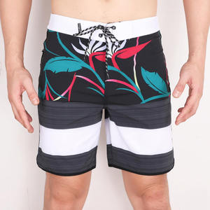 Custom Eco-Friendly Summer Beach <b>Men's</b> Quick Dry Swim <b>Trunks</b> with Drawstring Closure Spandex/Polyester - Product Image 2