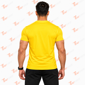 Camiseta Deportiva Casual de Verano para Hombre, Personalizada al por Mayor, Ropa Deportiva Ajustada, de Secado Rápido, para Gimnasio, Running y Fitness - Product Image 4