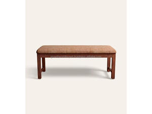 Premium Leather Ottoman Footrest Stool Modern <b>Foldable</b> Home Bar Designer Pouf Cushion Stool Minimalist Upholstered - Product Image 3