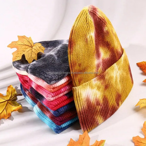 Chapeau en tricot personnalisé unisexe avec logo, jacquard polyester/coton, chaud - Product Image 6