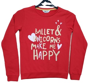 Sweat-shirt tricoté à manches longues décontracté pour filles, vêtement d'extérieur d'hiver personnalisé, design imprimé tendance, fabriqué en coton et fibre de bambou - Product Image 1