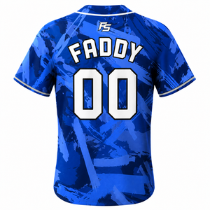 Maillot de baseball personnalisé sublimé en gros – Uniforme d'équipe respirant pour homme, chemise de sport sur mesure à boutons, impression intégrale pour softball - Product Image 2