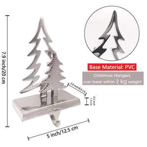 Supports de chaussettes de Noël pour cheminée, crochets robustes en métal pour décorations de fêtes - Product Image 3