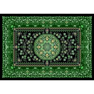 Alfombra Persa de Lujo Hecha a Mano, Alfombra de Lana Ecológica Antideslizante, Lavable, Moderna, Abstracta, Vintage, Boho, Cuadrada, de Pelo Medio para - Product Image 2