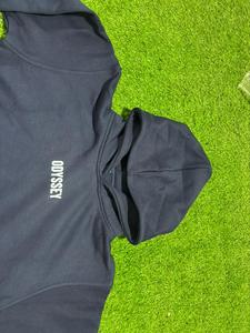 Sudadera con capucha de algodón lisa para hombre, 420 gsm, con logotipo y etiquetas personalizadas, fabricante de sudaderas con capucha de gran venta. - Product Image 6