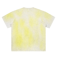 T-shirts Hip Hop délavés à l'acide, personnalisés avec impression manuelle, style vintage, épaules tombantes, 100% coton pour hommes, manches courtes