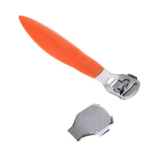 Outil professionnel pour éliminer les callosités avec manche en plastique, coupe-cornes en acier inoxydable - Product Image 3