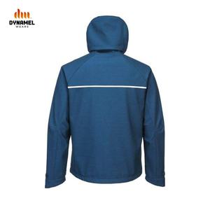 Veste softshell pour homme, coupe-vent, imperméable, de haute qualité, avec logo OEM, pour le camping, la randonnée et les activités de plein air. - Product Image 2