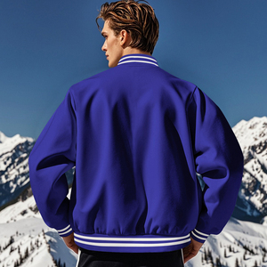 Chaqueta Bomber de Diseño Moderno y Personalizado para Hombre, Ropa Urbana de Alta Calidad, Ecológica, Transpirable, con Cuello en V, Térmica para Invierno - Product Image 6